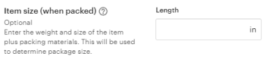 Item_length and item_weight for Etsy (Product dimensions) — Shop Uploader
