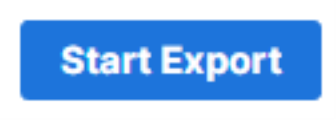 Image showing the start export button