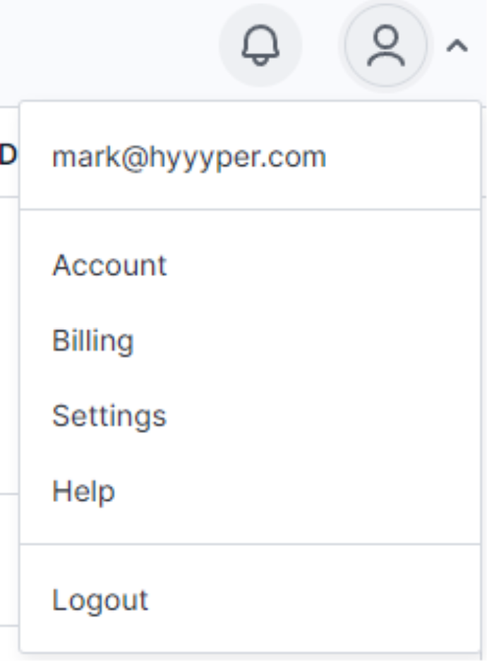 Image showing how to get to your account page Image showing how to get to your account page